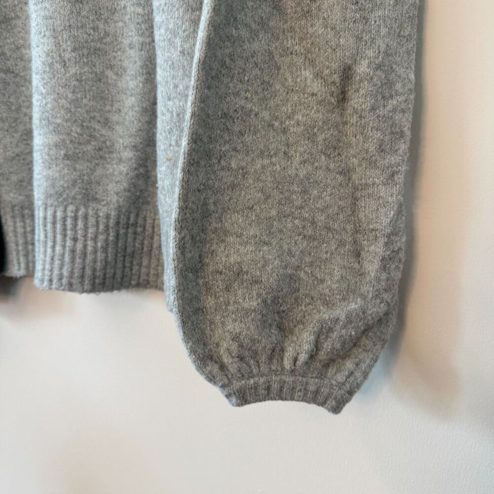 A New Day Grey Rhinestone Embellished Crew Neck Sweater Size Small - Picture 4 of 6